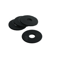 Rondelles de mors Finn-Tack caoutchouc Noir