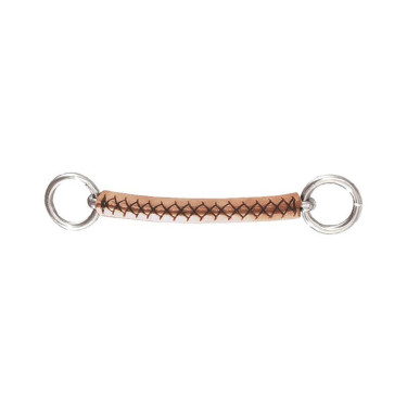 Finn-Tack Hilfszügel mit Lederüberzug gerade