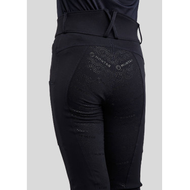 Leggings Montar Logo Junior Full Grip Marine Marineblau