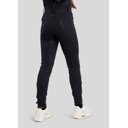 Leggings Montar Logo Junior Full Grip Marine Marineblau