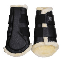 PU-Leder Gamaschen Montar im 4er-Set Schwarz