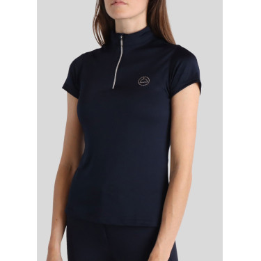 Polo Montar Junior Everly Kurzarm Marine Marineblau