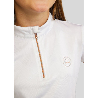 Polo Montar Everly Kinder Kurzarm Roségold Weiß Wei&amp;szlig;
