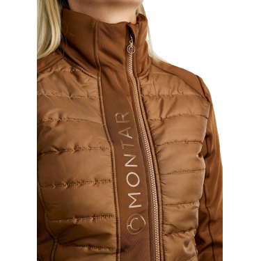 Damen Steppjacke Montar Emma Karamell Braun