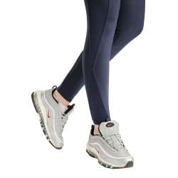 Montar MoZida Refined Reithose mit Crystal Gun Metal Vollbesatz Damen Marine Marineblau