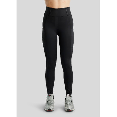 Hybrid-Leggings zum Hineinschlüpfen Montar MoBlair mit Gun Metal Kristallen und Vollbesatz für Damen Hybrid-Leggings zum Hineinschlüpfen Montar MoBlair mit Gun Metal Kristallen und Vollbesatz für Damen