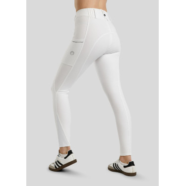 Montar MoZuna Refined Pintucks Hose mit Gunmetal-Kristallen und Vollbesatz Damen