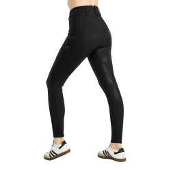 Montar MoZuna Refined Pintucks Hose mit Gunmetal-Kristallen und Vollbesatz Damen Schwarz