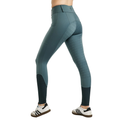 Leggings Montar MoStar Mesh mit Logo-Band in Aluminium, Full Grip Damen