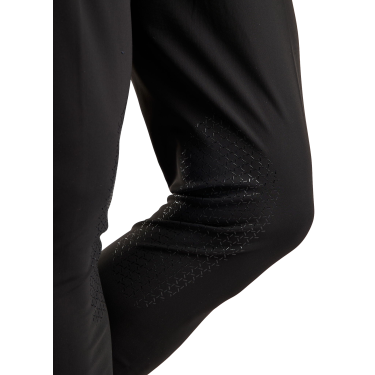 MoBen Reithose mit Kniebesatz für Herren Schwarz