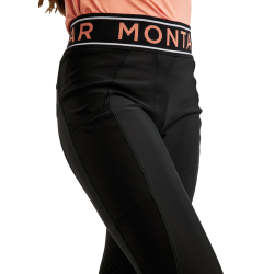 Leggings Montar MoAVA VIV Elastischer Bund mit Logo Full Grip Junior Schwarz