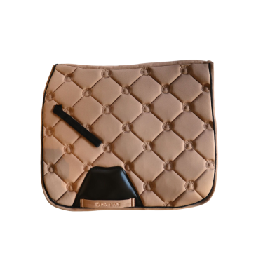 Sattelpad Montar Dressur Softshell Flow Latté Braun