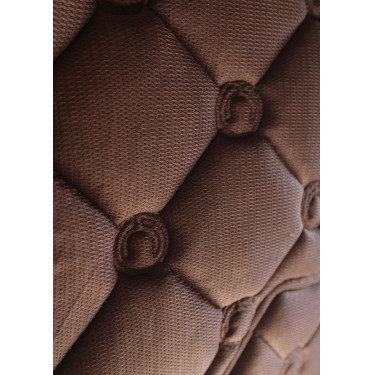 Sattelpad Montar Dressur Softshell Flow Braun