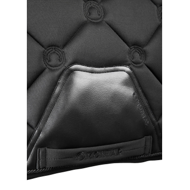 Satteldecke Montar Dressur Flow Logoquilted Schwarz