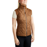 Ärmellose Daunenjacke Hybrid Montar MoMary Gun Metals Crystals Damen Schwarz