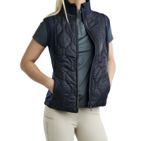 Ärmellose Daunenjacke Hybrid Montar MoMary Gun Metals Crystals Damen Marine