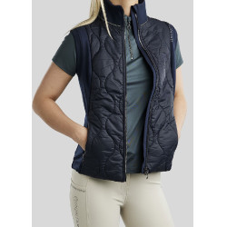 Ärmellose Daunenjacke Hybrid Montar MoMary Gun Metals Crystals Damen