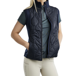 Ärmellose Daunenjacke Hybrid Montar MoMary Gun Metals Crystals Damen