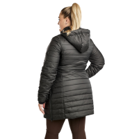 Lange gesteppte Jacke Montar MoKately Curve Damen Schwarz Lange gesteppte Jacke Montar MoKately Curve Damen Schwarz