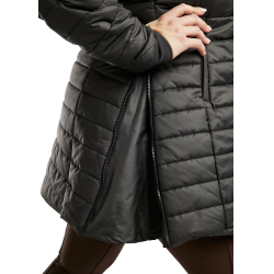 Lange gesteppte Jacke Montar MoKately Curve Damen Schwarz