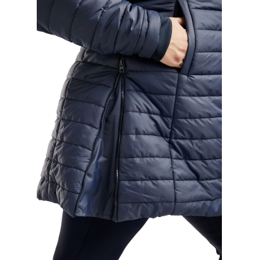 Lange gesteppte Jacke Montar MoKately Curve Damen Dunkelmarine Blau Lange gesteppte Jacke Montar MoKately Curve Damen Dunkelmarine Blau