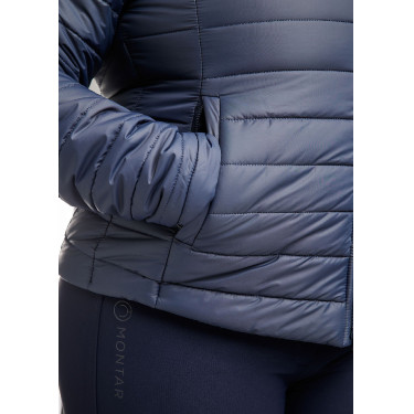 Steppjacke Montar MoKately Curve Damen Dunkelmarine Blau