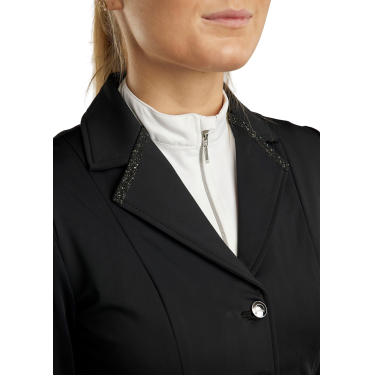 Turnierjacke Montar MoAviana Damen mit Crystal Caviar Dekoration Schwarz