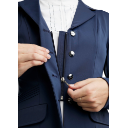 Turnierjacke Montar MoKatniss Crystal Gun Metal Damen Marine Marineblau