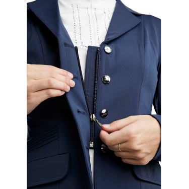 Turnierjacke Montar MoKatniss Crystal Gun Metal Damen Marine Marineblau