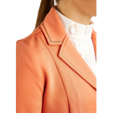 Turnierjacke Montar MoHelen Junior mit Roségold-Details Wassermelone Rosa