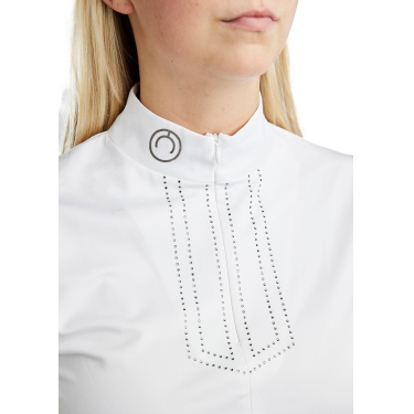 Wettkampf-Poloshirt Montar MoViolet Crystal Gun Metal Damen Wettkampf-Poloshirt Montar MoViolet Crystal Gun Metal Damen