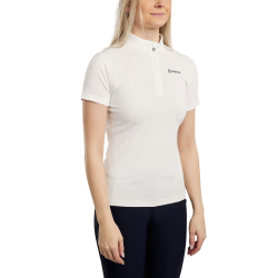 Trainingspolo Montar MoCilia raffiniert Damen Kurzarm Jacquard