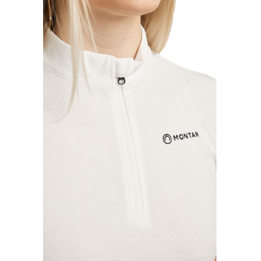 Trainingspolo Montar MoCilia raffiniert Damen Kurzarm Jacquard Trainingspolo Montar MoCilia raffiniert Damen Kurzarm Jacquard