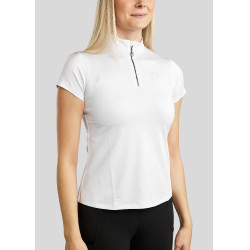 Kurzärmliges Trainings-T-Shirt Montar MoElaine mit gelasertem Logo für Damen
