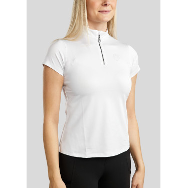 Kurzärmliges Trainings-T-Shirt Montar MoElaine mit gelasertem Logo für Damen