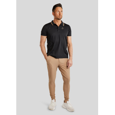 Kurzärmliges Poloshirt Montar MoDrake mit kontrastierendem Kragen und Logo für Herren Kurzärmliges Poloshirt Montar MoDrake mit kontrastierendem Kragen und Logo für Herren