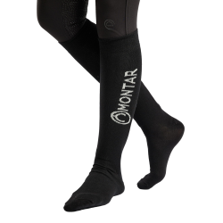 Montar schwarze Socken mit Logo Montar schwarze Socken mit Logo
