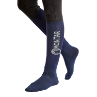 Nylon-Reitsocken 3er-Pack Marine