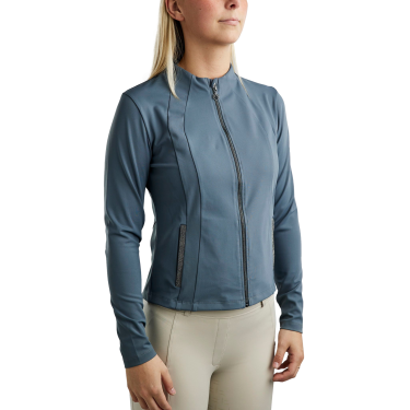 Damen-Full-Zip-Jacke Montar MoGloria mit Kaviarstreifen Damen-Full-Zip-Jacke Montar MoGloria mit Kaviarstreifen