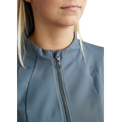 Damen-Full-Zip-Jacke Montar MoGloria mit Kaviarstreifen Dunkelschiefer Grau Damen-Full-Zip-Jacke Montar MoGloria mit Kaviarstreifen Dunkelschiefer Grau