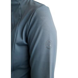 Damen-Full-Zip-Jacke Montar MoGloria mit Kaviarstreifen Dunkelschiefer Grau Damen-Full-Zip-Jacke Montar MoGloria mit Kaviarstreifen Dunkelschiefer Grau