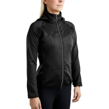 Softshelljacke mit Reißverschluss Montar MoBlair abnehmbare Kapuze Kristalle Gun Metal Damen Softshelljacke mit Reißverschluss Montar MoBlair abnehmbare Kapuze Kristalle Gun Metal Damen