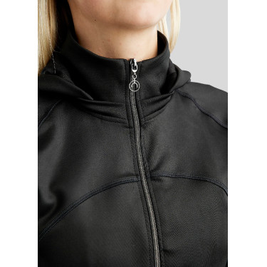 Softshelljacke mit Reißverschluss Montar MoBlair abnehmbare Kapuze Kristalle Gun Metal Damen Softshelljacke mit Reißverschluss Montar MoBlair abnehmbare Kapuze Kristalle Gun Metal Damen