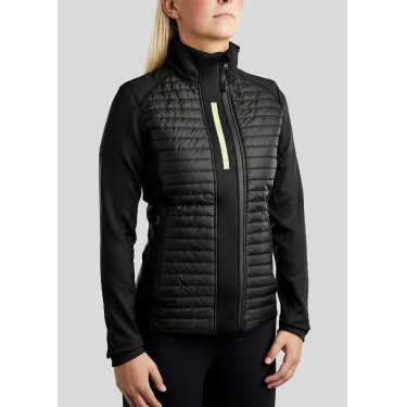 Hybridjacke Montar MoStella mit kontrastiertem Logodruck für Damen
