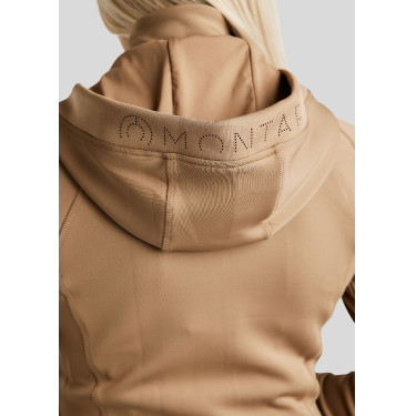 Softshelljacke Montar MoWendy mit durchgängigem Reißverschluss und gelasertem Logo für Damen Softshelljacke Montar MoWendy mit durchgängigem Reißverschluss und gelasertem Logo für Damen