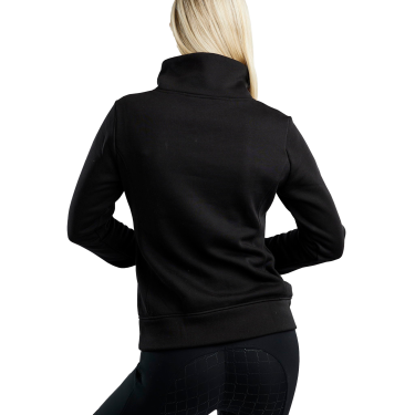 Sweatshirt Montar MoNaja mit hohem Kragen Kristalle Gun Metal Damen Sweatshirt Montar MoNaja mit hohem Kragen Kristalle Gun Metal Damen
