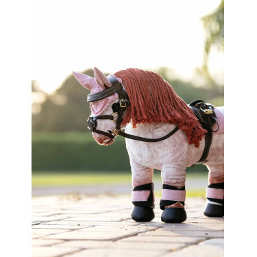 Fliegenhaube für Spielzeug Mini Poney LeMieux Blüte Lila
