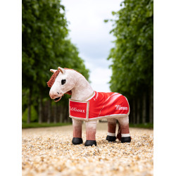 Winners-Decke für Mini-Pony-Spielzeug LeMieux Rot