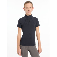 Kurzarm-Unterhemd LeMieux Young Rider Indigo Blau
