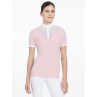Wettkampf-Poloshirt Eva LeMieux Young Rider Kurzarm Pistazie Grün Wettkampf-Poloshirt Eva LeMieux Young Rider Kurzarm Pistazie Grün